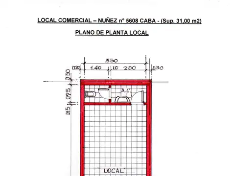 Nunez 5600, Piso P.B