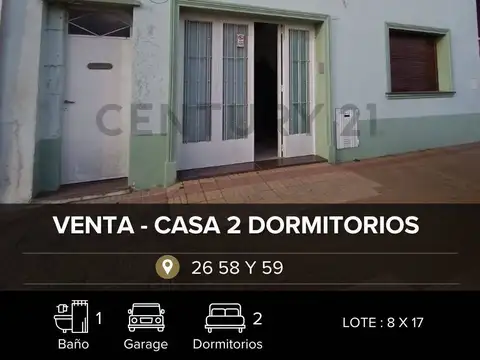 Venta de Casa La Plata 2 dormitorios oportunidad
