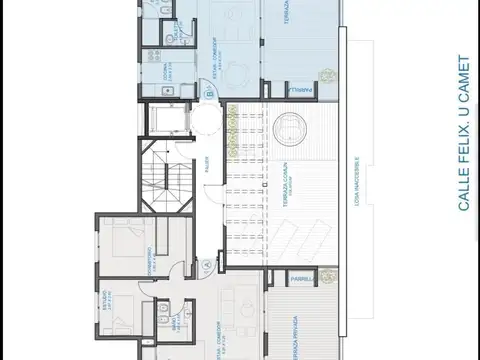 Departamento Monoambiente con 1 baño