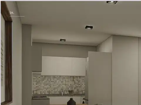 Departamento 2 ambientes con 2 baños