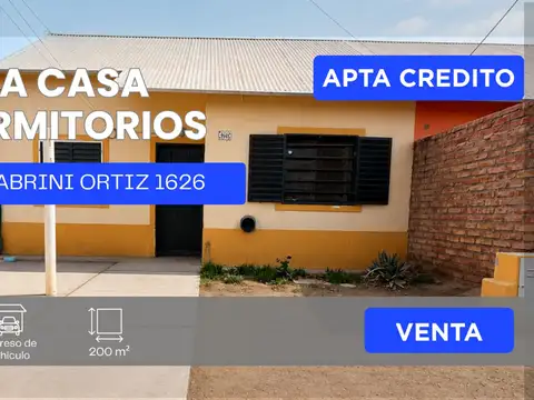 VENTA CASA 2 DORMI CALLE SCALABRINI ORTIZ 1626