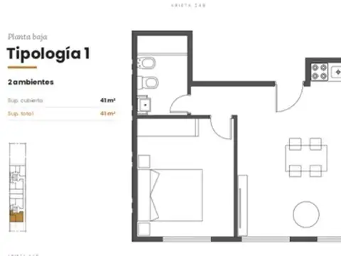 Departamento en Venta de 2 dormitorios