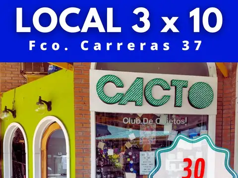 Local 30 mts, con baño, entrepiso, a la calle.
