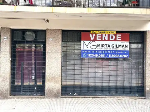 LOCAL A LA CALLE CON 2 BAÑOS Y PATIO