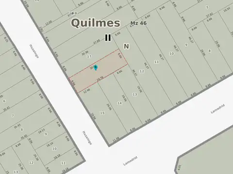 Terreno en Venta en Bernal Oeste, USD 180.000