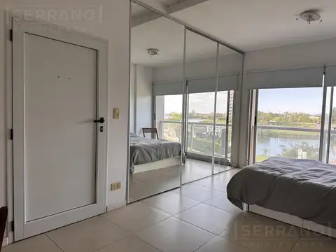 Venta departamento monoambiente con vista al lago y pileta en Portezuelo Nordelta