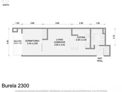 Departamento en Venta de Monoambiente