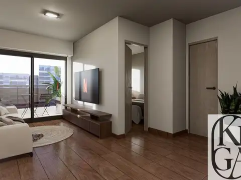 Departamento Monoambiente con 1 baño