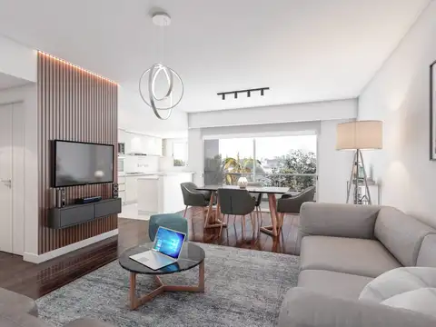 Semipiso 2 ambientes contra frente