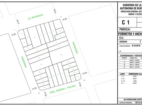 Terreno en Venta 8  mts Frente