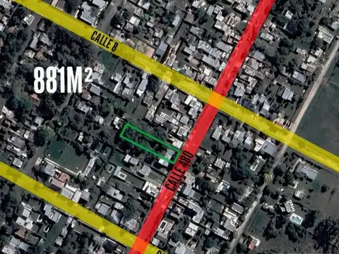Terreno en venta - 881Mts2 - City Bell, La Plata