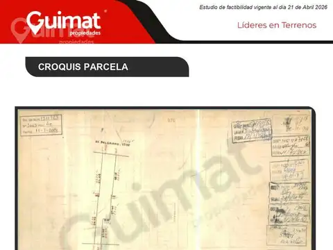 Terreno en Venta de 1341,0 m2
