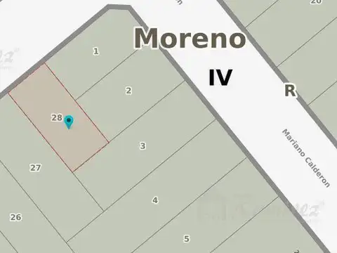 Terreno en Venta 21  mts Fondo