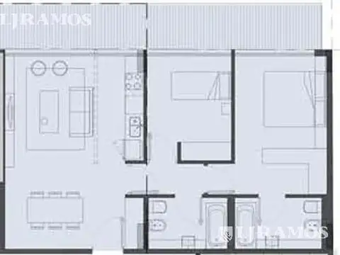 Departamento en Venta de 3 ambientes