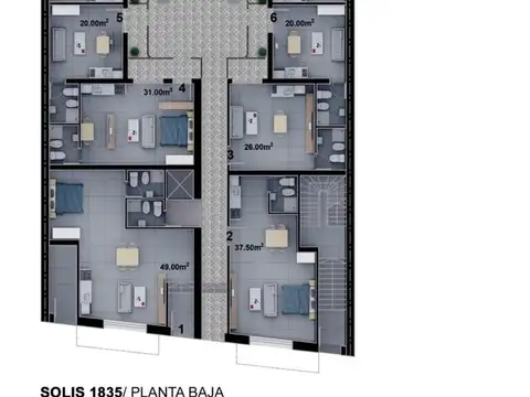 Departamento en Venta de 3 ambientes