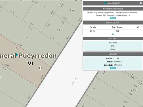 Terreno en Chauvin