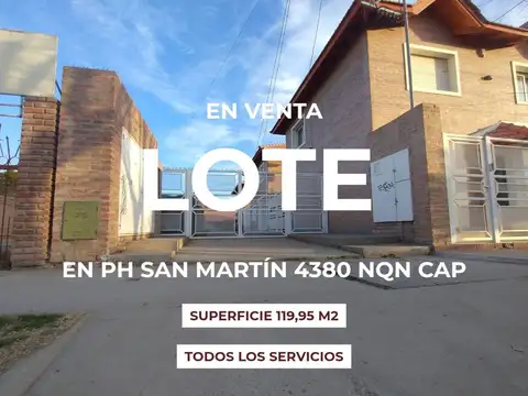 LOTE EN PH EN VENTA B° CANAL V NQN CAPITAL 