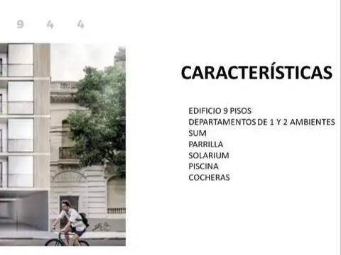 Departamento en Venta de 2 ambientes