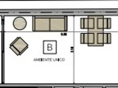 MONOAMB A ESTR- APTO PROF-BALC-AMENIT-CABALLITO