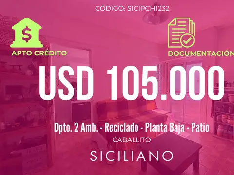 Departamento en Caballito