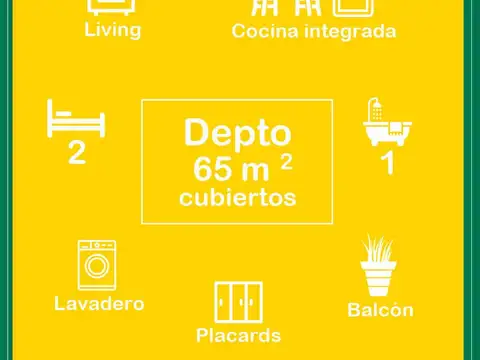 Departamento en Venta de 3 ambientes