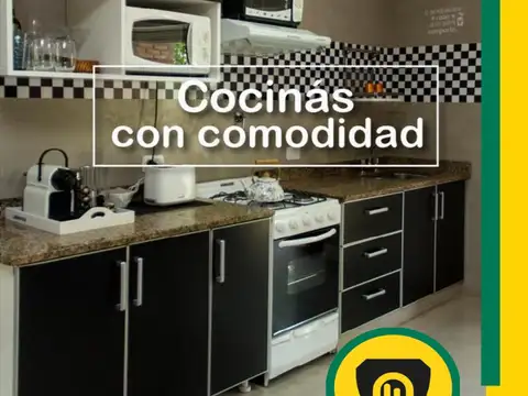 Departamento 3 ambientes con 1 baño