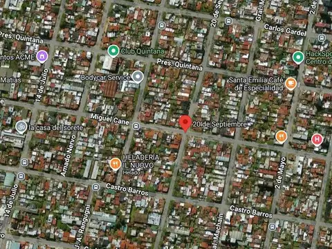 20 de Septiembre e/ Avenida 25 de Mayo y Juan Piñeiro