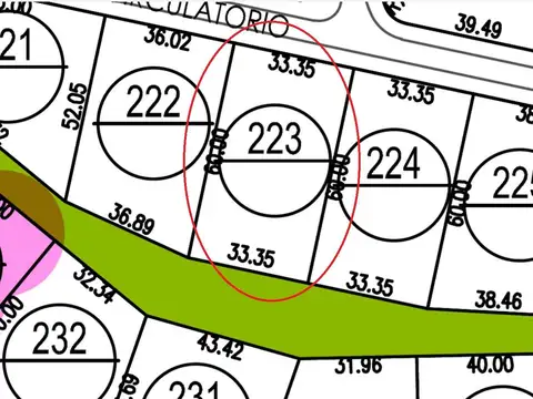 Lote 223. Barrio Santa Inés, Comarcas de Luján.