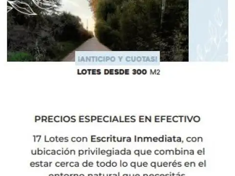 Terreno en Venta en Villa Rosa, USD 24.900