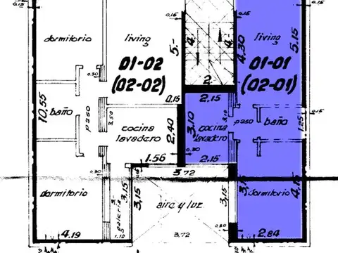 Departamento en Venta de 2 ambientes
