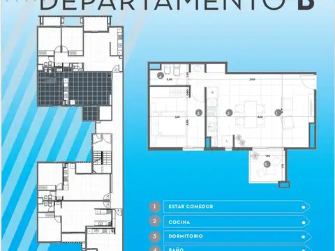 Departamento en Venta al Norte