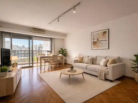 Alquiler - Departamento de tres dormitorios con cochera. Av Pellegrini 1200, Centro, Rosario.