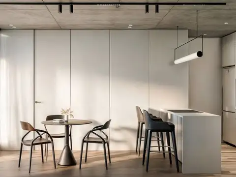 Departamento 2 ambientes con 2 baños