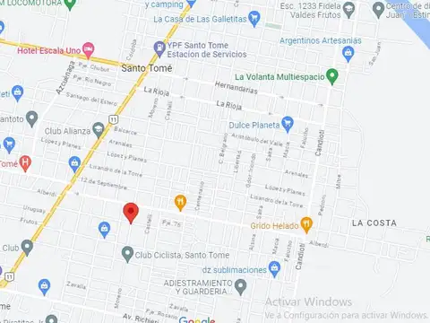 Lote en  Santo Tome, lindo entorno