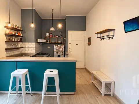 Depto Tipo Casa 2 ambientes con 1 baño
