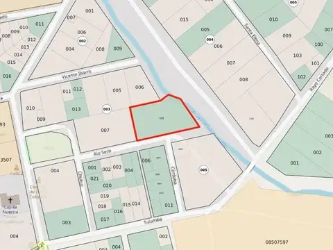 Terreno en Venta de 3123,0 m2
