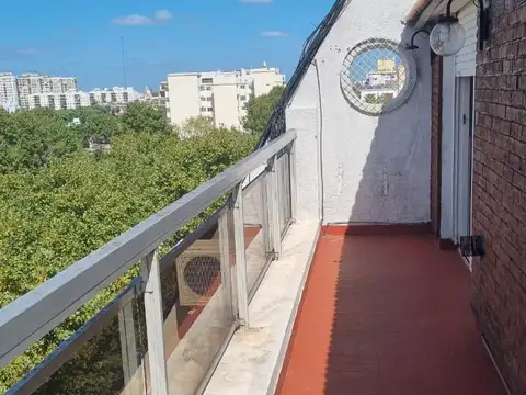 2 ambientes balcon corrido super luminoso cocina independiente con lavadero todo pintado