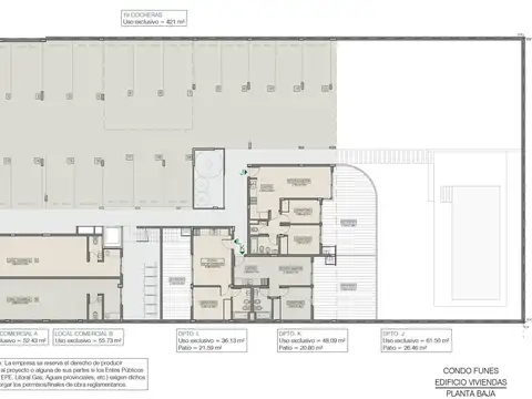 Departamento en Venta en Funes, USD 53.717