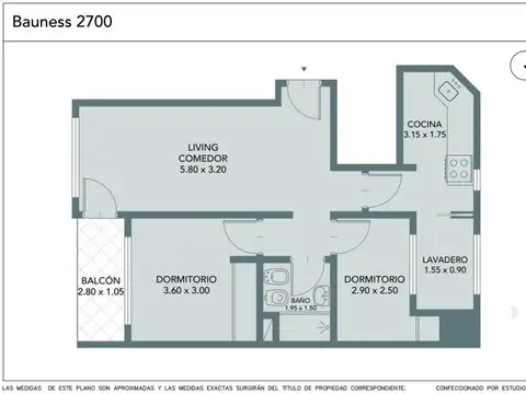 Departamento en Venta de 3 ambientes