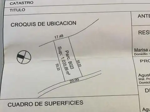 Terreno en Venta en Coronel Brandsen, USD 18.000