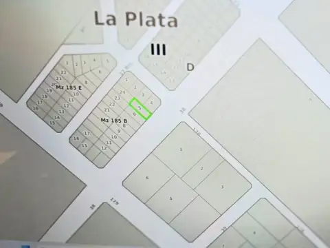 Terreno en Venta 27  mts Fondo