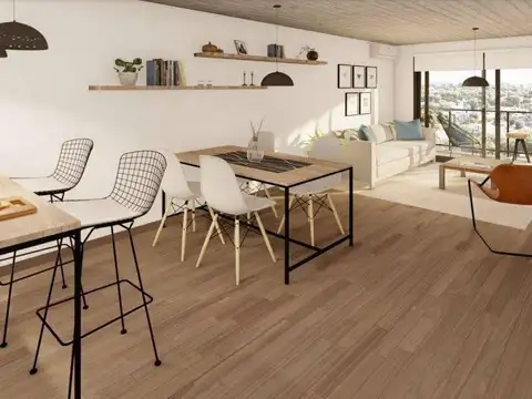 Apartamento de 2 dormitorios con terraza en Pocitos. Entrega inmediata.