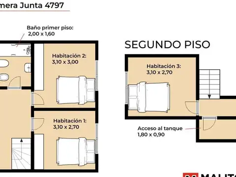 Depto Tipo Casa en Venta de 4 ambientes