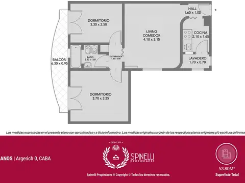 Departamento en Venta de 3 ambientes