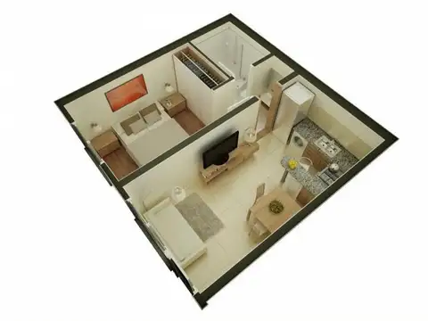 Departamento en Venta de 2 ambientes
