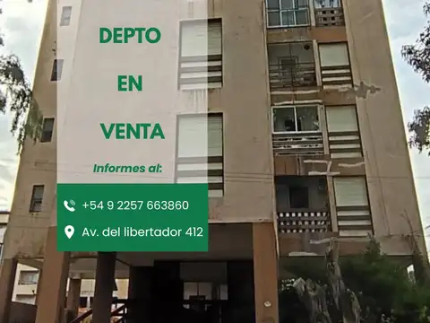 DEPARTAMENTO EN VENTA PLENO CENTRO DE SAN BERNARDO