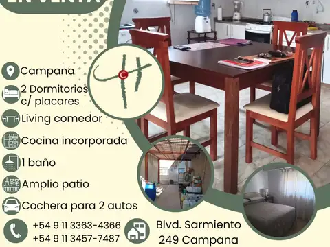 CASA PH EN VENTA – CAMPANA