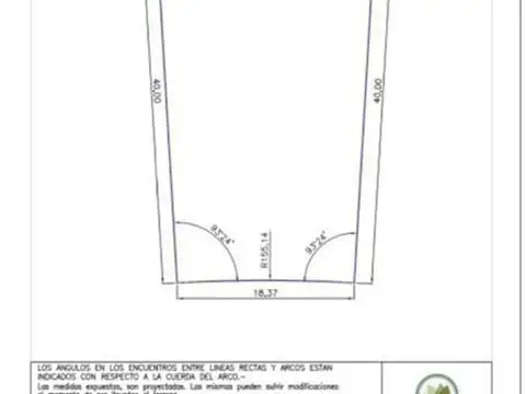 Venta Lote 829m2 en San Sebastian area uno