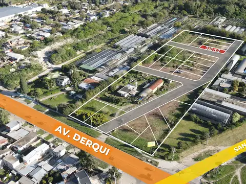 Terreno en Venta 12  mts Frente