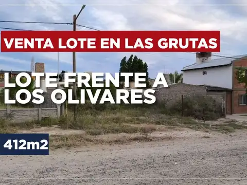 Venta lote plano 412m2 en Las Grutas